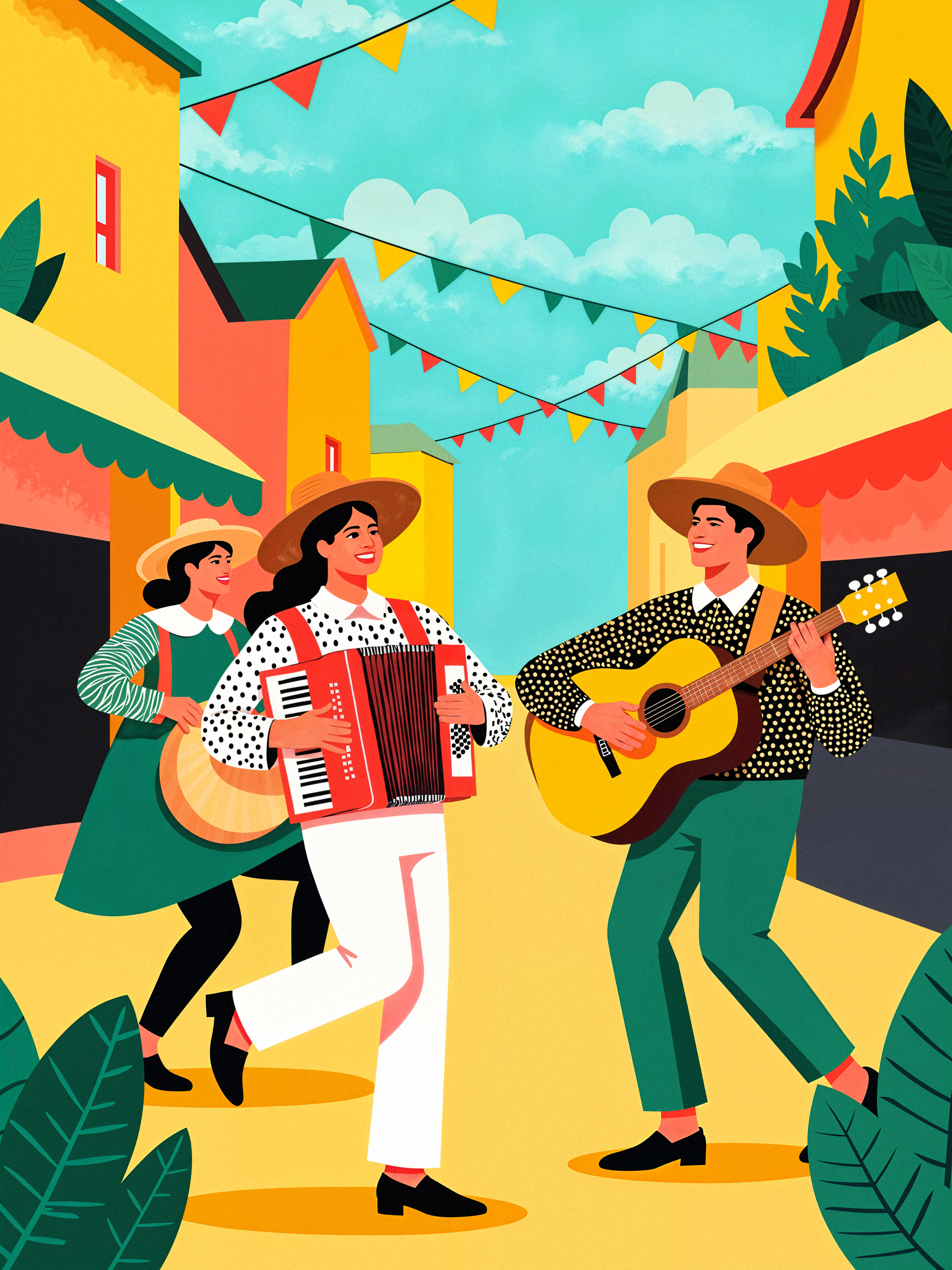 Calle Junín en su época dorada